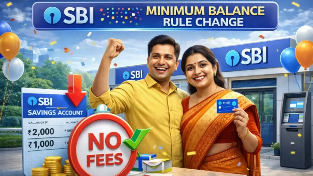 SBI Minimum Balance Rule Change